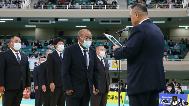 髙藤育てた福田健三氏ら、33名を優秀指導者として表彰／令和4年全日本柔道選手権大会