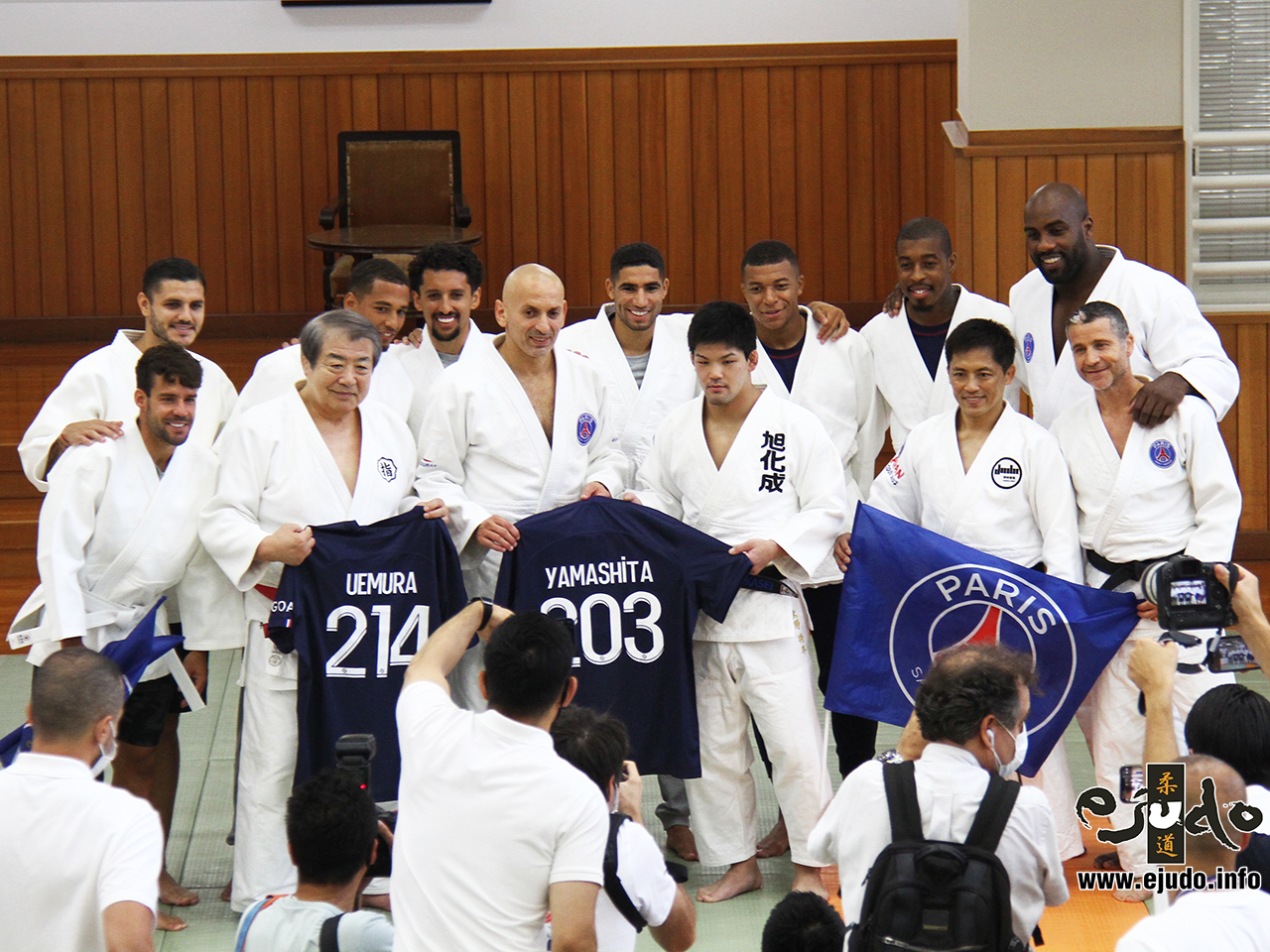 ニュース】大野将平とエムバペが競演、パリサンジェルマンとの柔道交流会 | eJudo