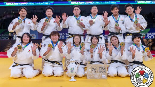 【BREAKING】日本が男女混合団体戦5連覇／タシケント世界柔道選手権2022