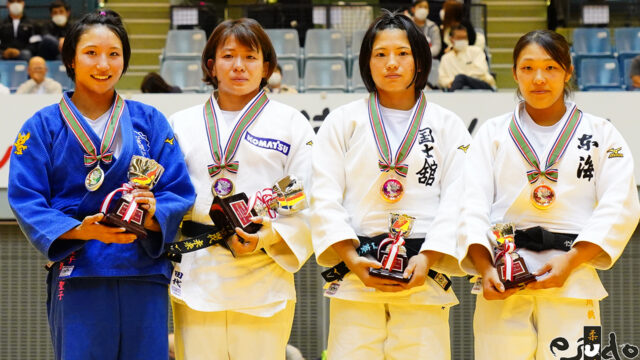 女子7階級全試合結果／2022年度講道館杯全日本柔道体重別選手権大会