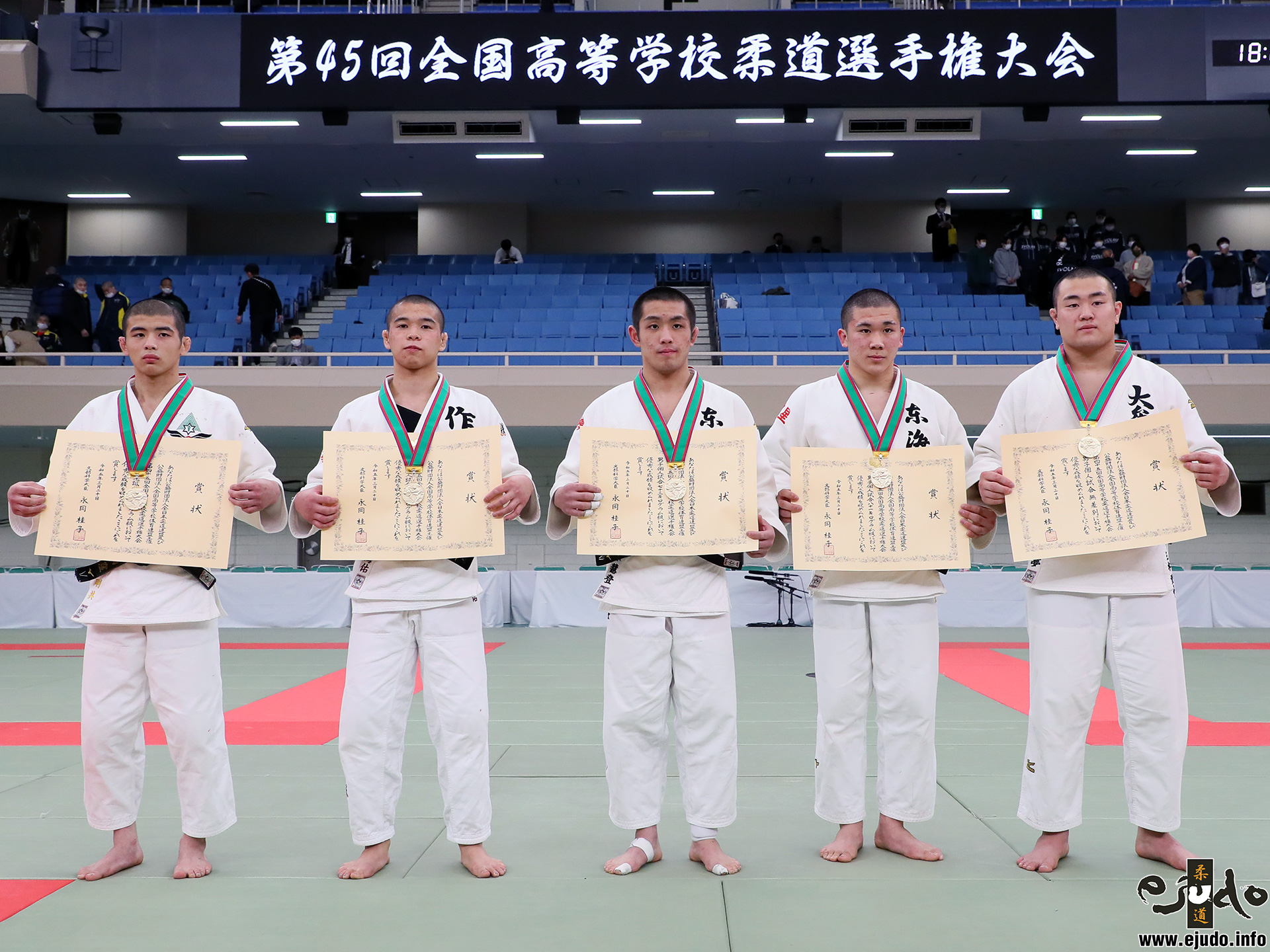 男子個人戦全試合結果／第45回全国高等学校柔道選手権大会 eJudo