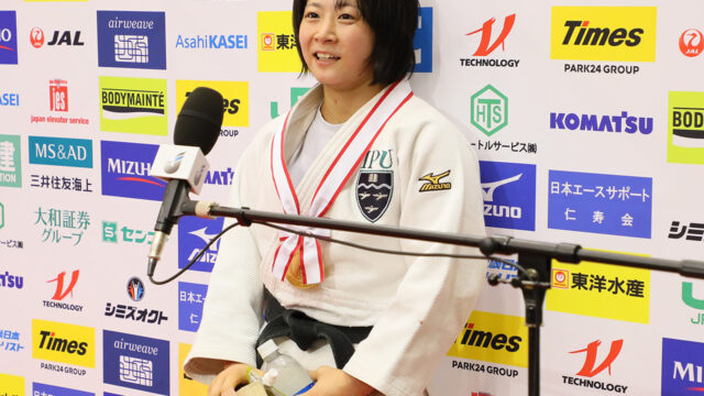 【談話】女子7階級優勝者コメント／2023年全日本選抜柔道体重別選手権大会
