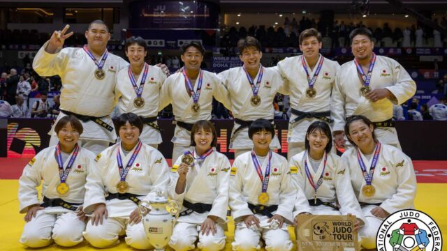 男女混合団体戦全試合結果／ドーハ世界柔道選手権2023