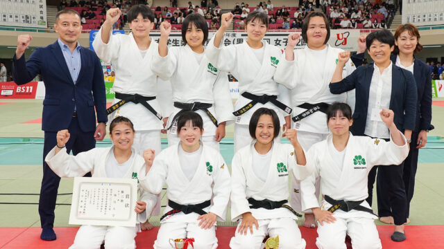 【ニュース】東北から初のベスト4、仙台大が3位入賞果たす／2023年度全日本学生柔道優勝大会(女子32回)・女子5人制