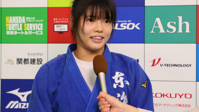 優勝者談話／2023年全日本学生柔道体重別選手権大会(女子39回)