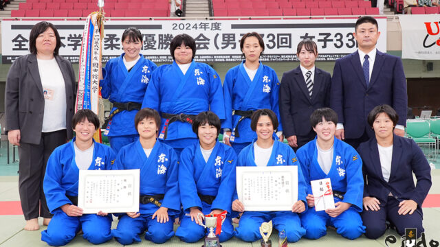 女子第1部全試合結果／2024年度全日本学生柔道優勝大会