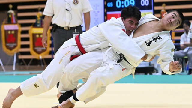 【レポート】昨年2位のナコスティン、悲願の日本一達成／第73回インターハイ柔道競技男子個人90kg級