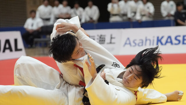 【レポート】新旧インターハイ王者が決勝で激突、前田凛が髙橋南乃下す／2024年度全日本ジュニア柔道体重別選手権大会・女子70kg級