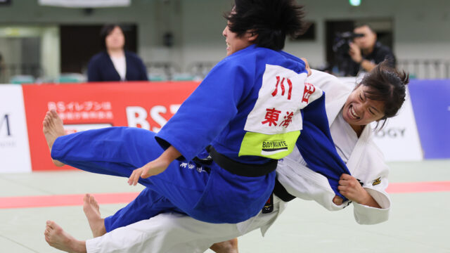 【レポート】大森朱莉が初優勝、決勝は東京学生の覇者・川田歩実に「一本」でリベンジ／2024年全日本学生柔道体重別選手権大会 女子57kg級