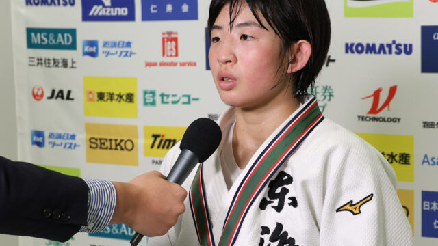 【談話】女子7階級優勝者コメント／2024年度講道館杯全日本柔道体重別選手権大会