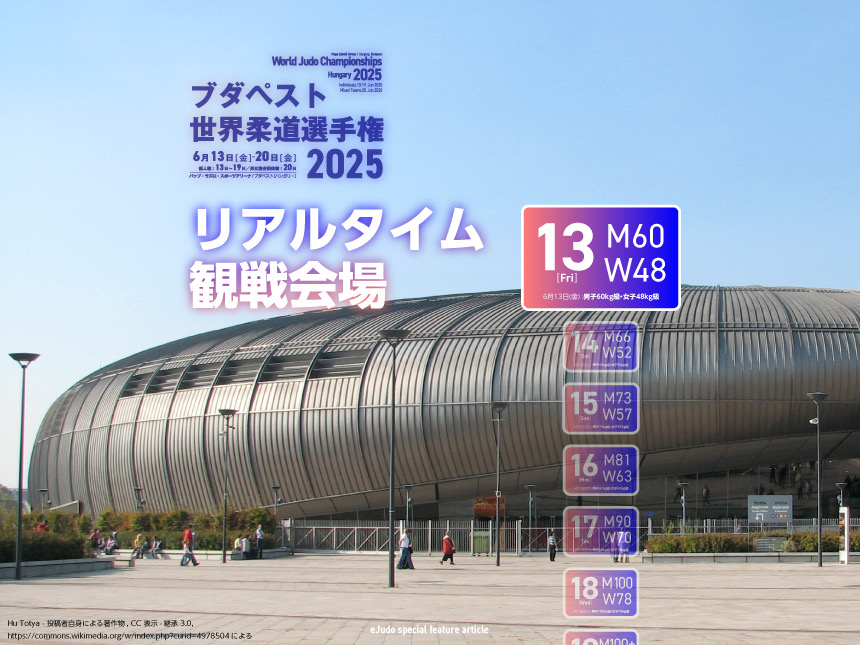リアルタイム観戦会場/ブダペスト世界柔道選手権 DAY 1