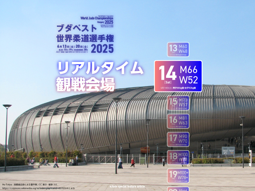 リアルタイム観戦会場/ブダペスト世界柔道選手権 DAY 2
