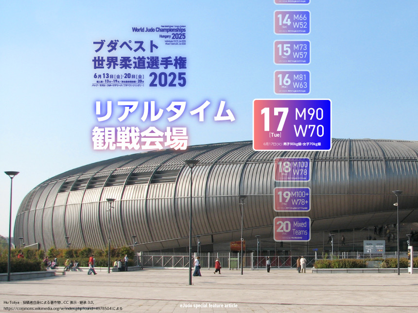 リアルタイム観戦会場/ブダペスト世界柔道選手権 DAY 5
