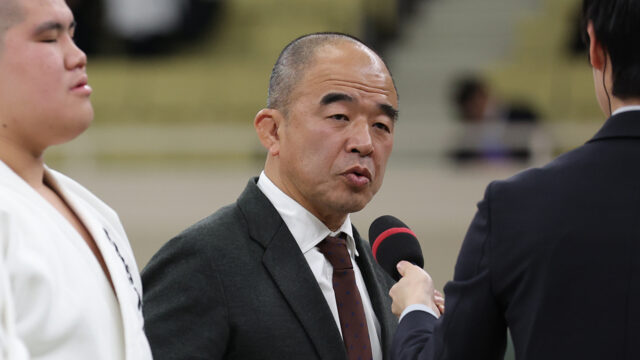 【有力校監督インタビュー】「キーマンは渡邊蒼織以外の4人、連覇して2年連続三冠に繋ぐ」埼玉栄高・川原篤監督／第97回金鷲旗高校柔道大会