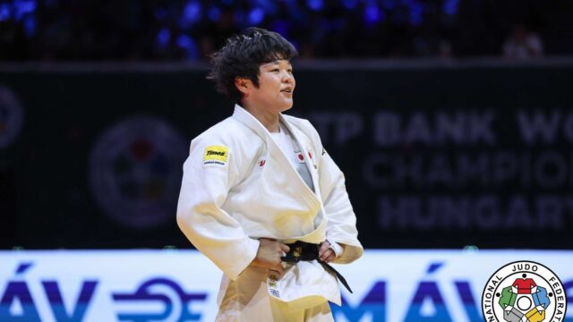 【レポート】嘉重春樺が初出場V、ワンチャンスことごとく寝技で取り切る／ブダペスト世界柔道選手権2025 女子63kg級
