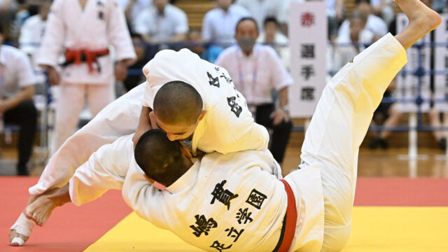 【ニュース】田中龍希「３度目の正直」で初優勝、60kg級は古賀龍之介、73kg級は三ツ石恵翔が中学カテゴリに続く日本一／第74回インターハイ柔道競技男子個人試合