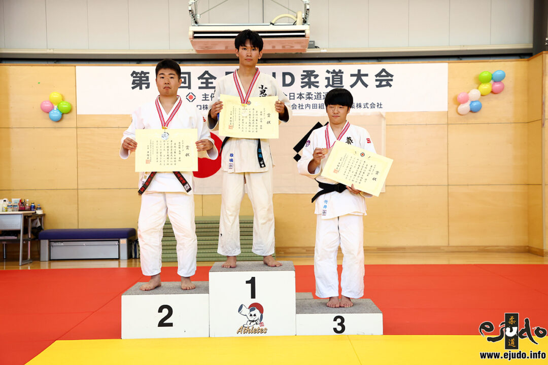 優　勝：竹内雄璃(小見川道場)
準優勝：髙部勇翔(濵名道場)
第三位：竹井優斗(葵陽塾)