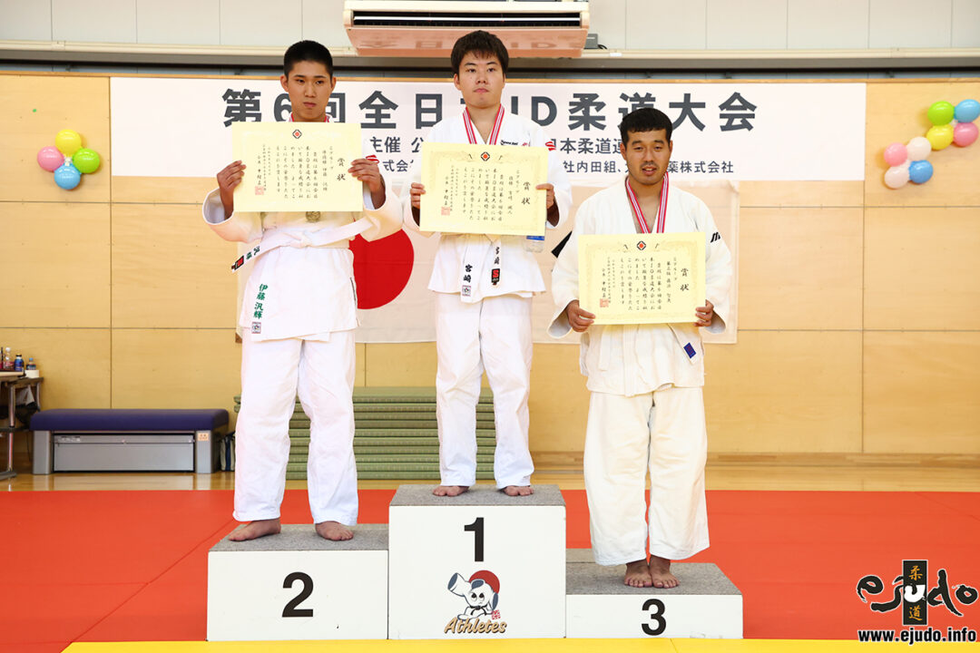 優　勝：宮崎颯人(えびばで柔道クラブ)
準優勝：伊藤汎輝(えびばで柔道クラブ)
第三位：藤浪智矢(しずはたスポーツクラブ)