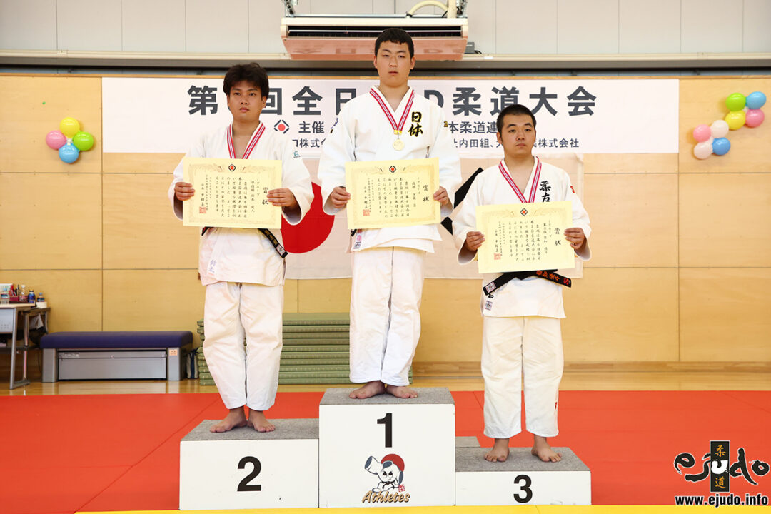 優　勝：伊藤嶺(日本体育大学附属高等支援学校)
準優勝：鈴木健人(協和道場)
第三位：發知優斗(横浜国大柔友会)