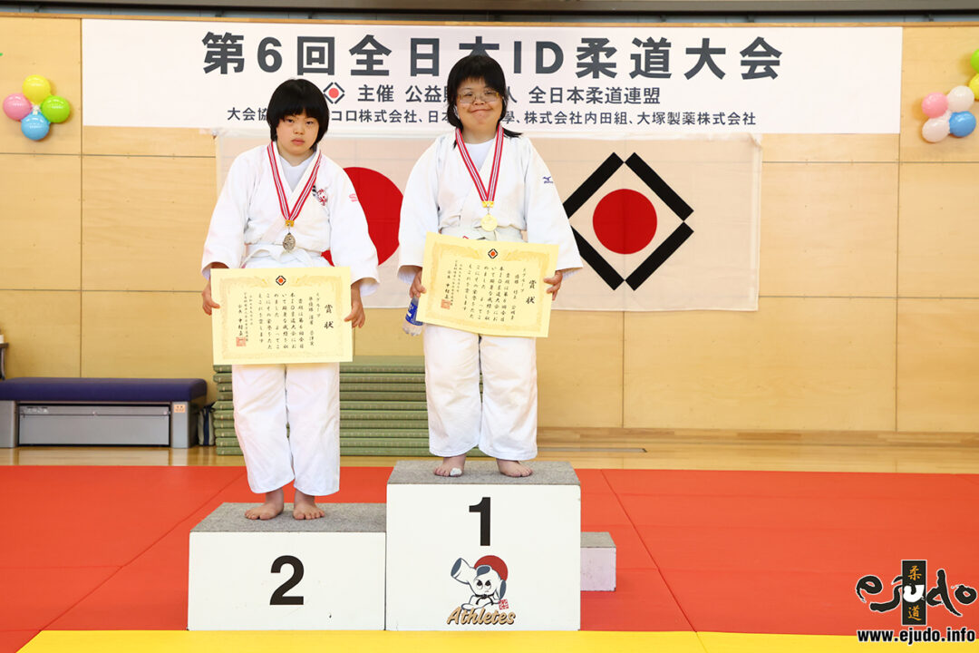 優　勝：竹上公明子(名古屋介護系柔道部)
準優勝：濱屋奈津実(えびばで柔道クラブ)
