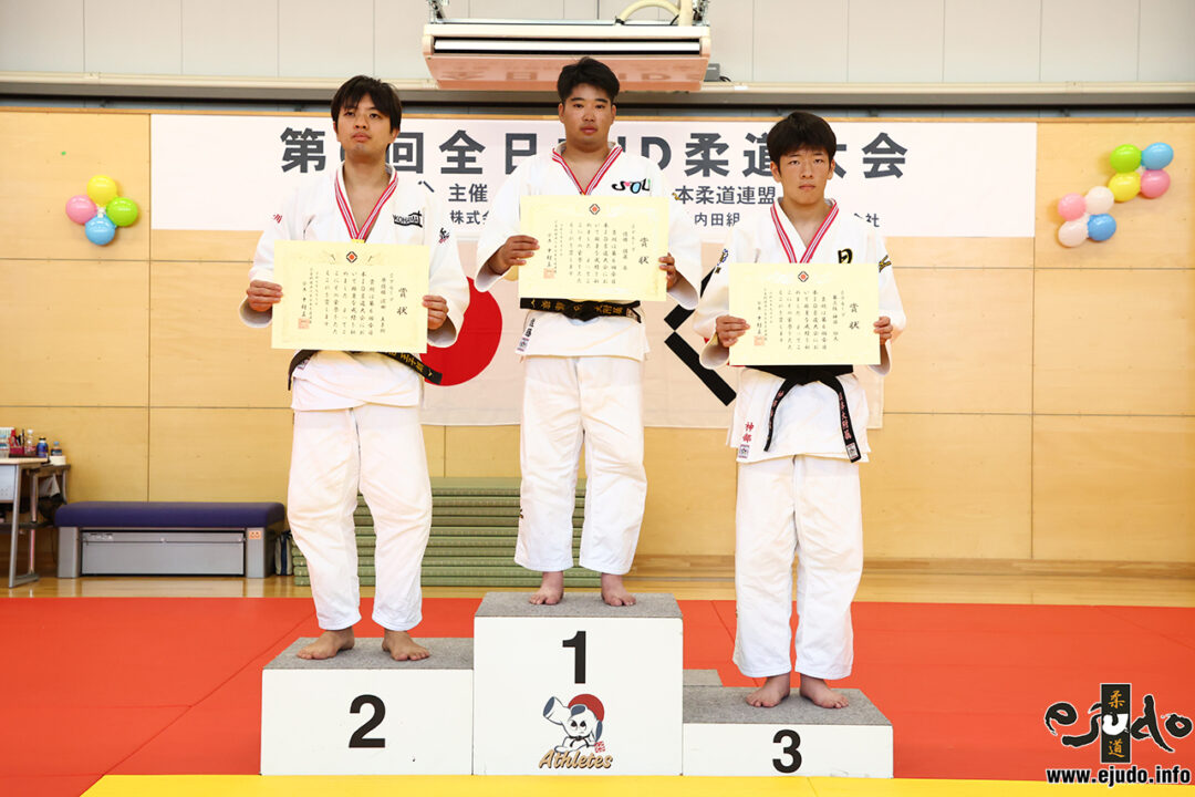 優　勝：佐藤葵(SOU)
準優勝：濵田王子朗(土曜柔道会)
第三位：神部仰太(日本体育大学付属高等支援学校)