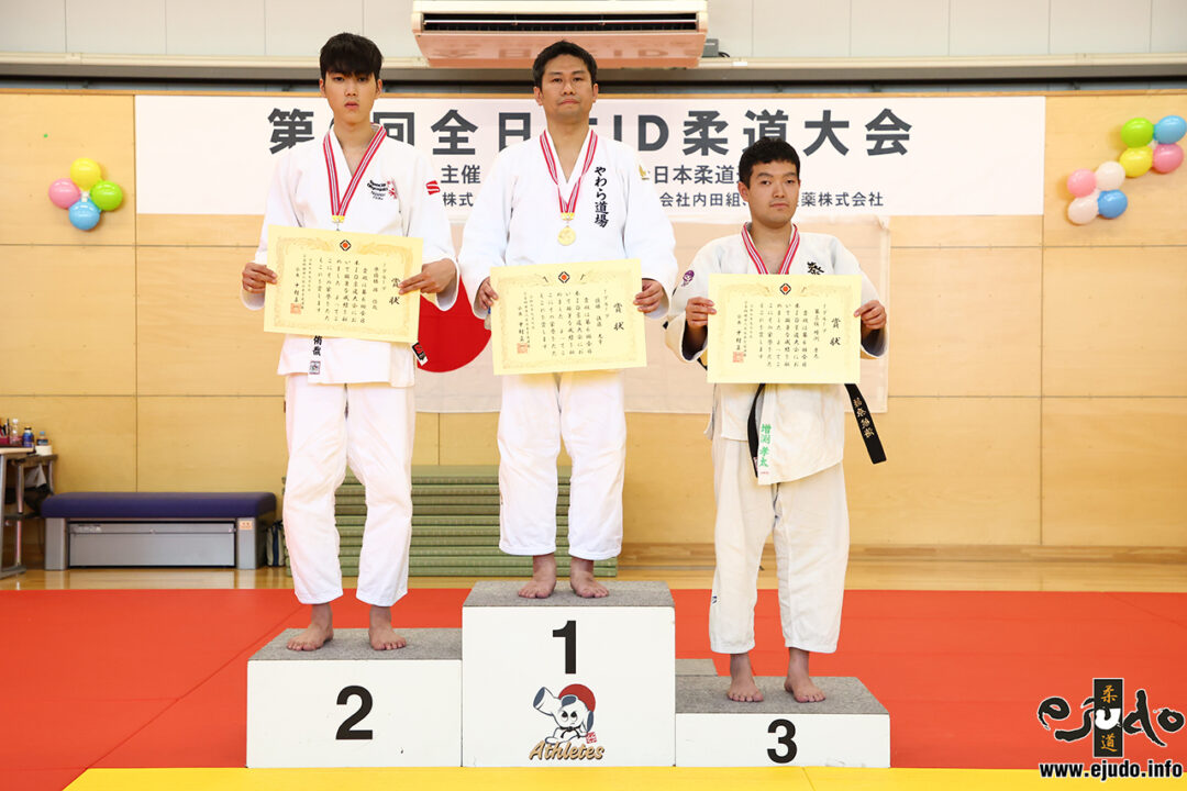 優　勝：後藤光幸(やわら道場)
準優勝：播侑哉(えびばで柔道クラブ)
第三位：増渕孝太(葵陽塾)
