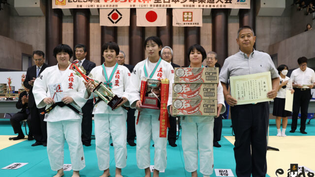 【記録】試合結果／2025年度マルちゃん杯少年柔道大会・中学生女子