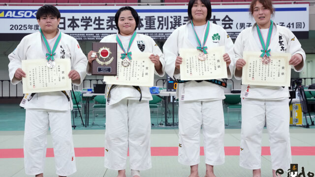 女子全試合結果／2025年度全日本学生柔道体重別選手権大会
