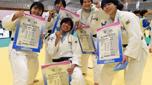 【速報】地元・滋賀県が優勝飾る／第79回国民スポーツ大会柔道競技会・女子