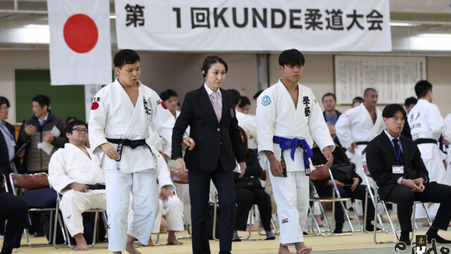 【ニュース】「組み合う」視覚障害者柔道ルールをアピール、第1回「KUNDE柔道」大会実施