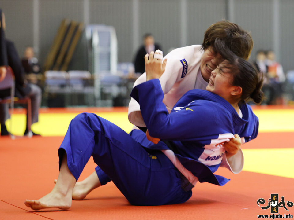 梅木真美(ALSOK)○小外掛(1:44)△横山七海(東海大2年)