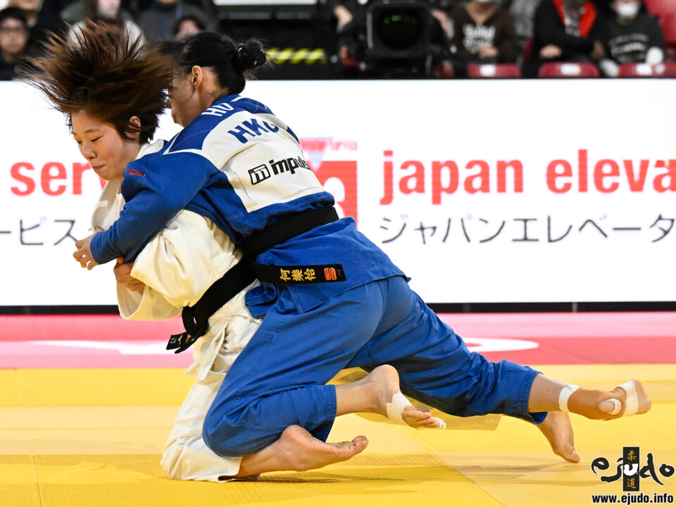 古賀若菜○合技[背負投・崩袈裟固](0:30)△ホー・ロクイー(香港)