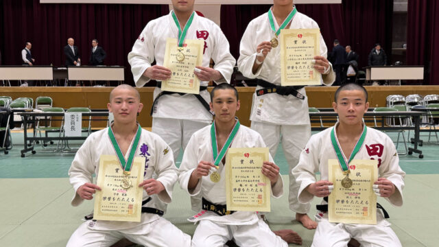 【ニュース】宇井寛葵が階級を変えて大会2連覇、田村高が2階級を制す／第48回全国高等学校柔道選手権大会 東北地区大会(男子個人)