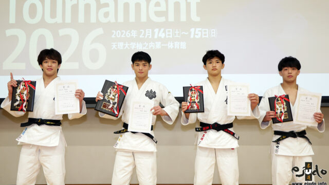 最終日全試合結果／全日本学生柔道 Winter Challenge Tournament 2026