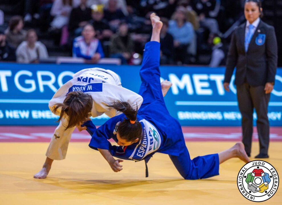 古賀若菜○内股(0:29)△ラウラ・エスパディーニャ(フランス)