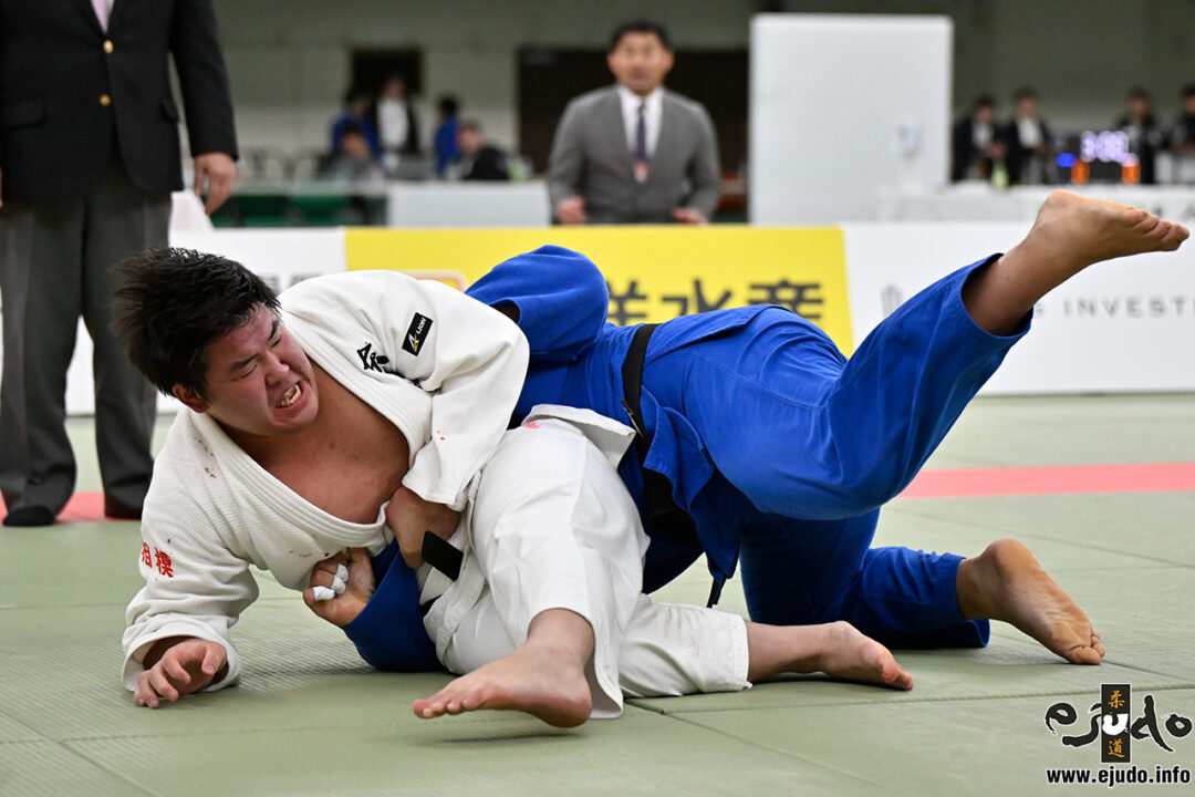 松林清将(神奈川・東海大相模高)○横四方固(3:14)△照喜名幸雅(沖縄・沖縄尚学高)