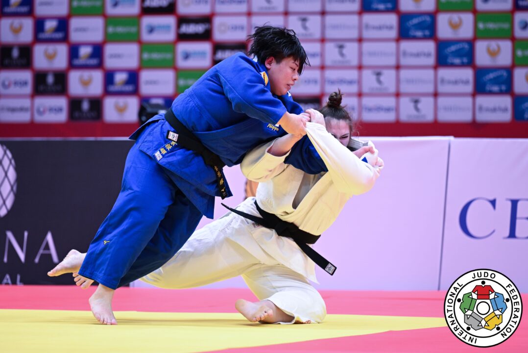 78kg超級準決勝、素根輝がルスラナ・ブラヴィナから左大内刈「技あり」