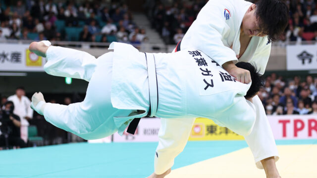 【ニュース】33歳原沢は1年ぶりの実戦。締まった体、変わらぬ強さでベスト8入り／令和8年全日本柔道選手権大会