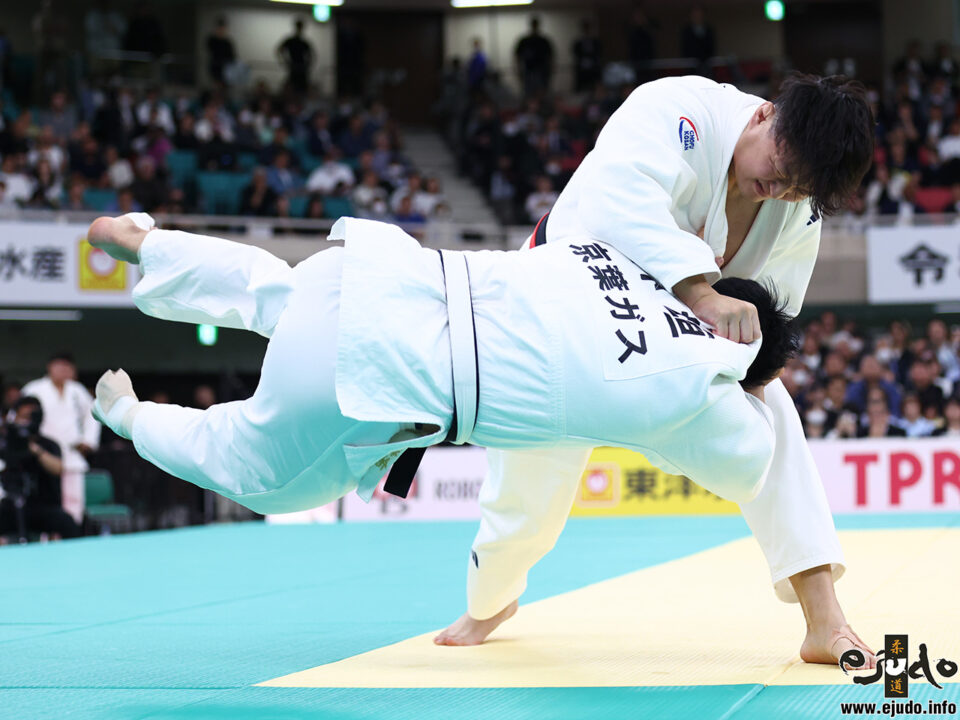 原沢久喜(推薦・長府工産)○内股(2:16)△神垣和他(関東・京葉ガス)