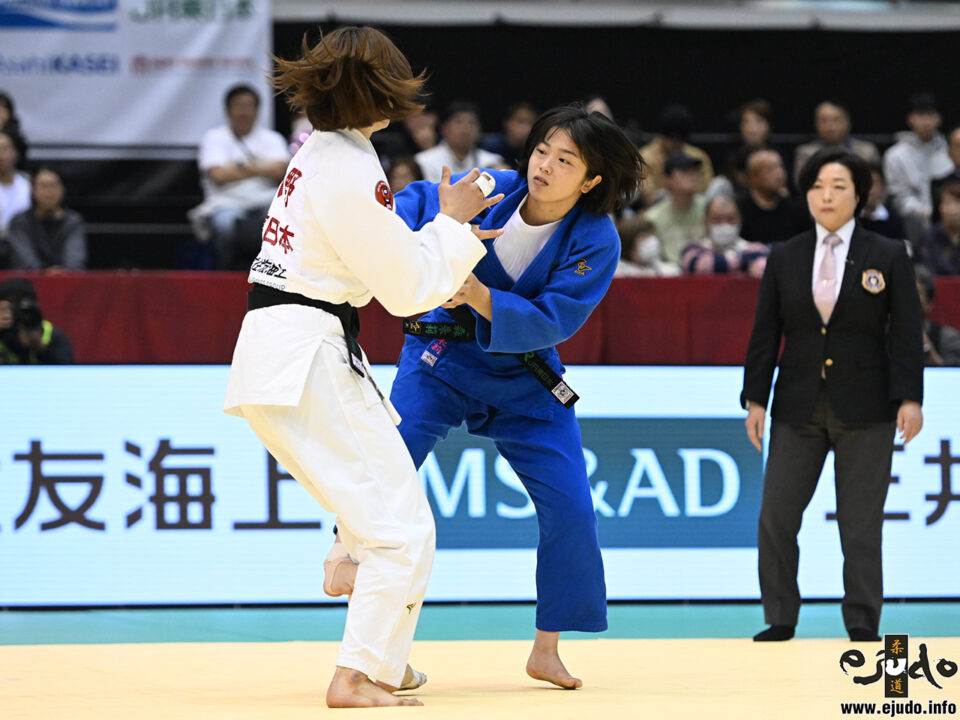 大森朱莉○GS有効・外巻込(GS0:40)△大野萌亜