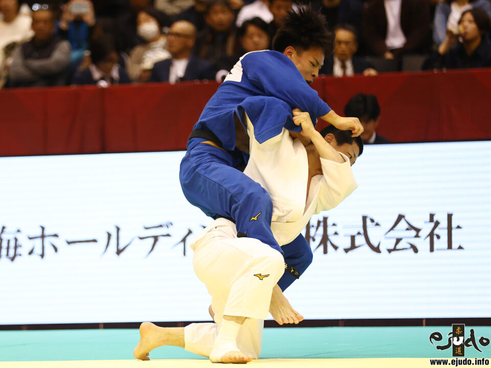 田中龍雅(筑波大4年)○優勢[技あり・背負投]△竹市裕亮(国士舘大４年)