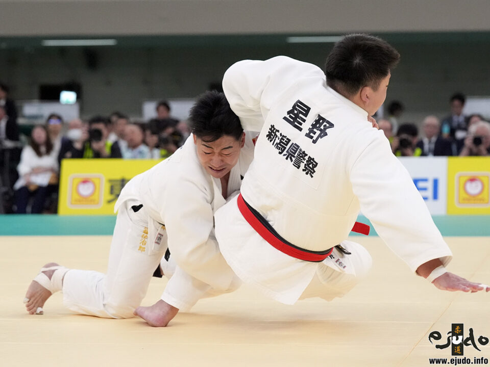 佐藤佑治郎(東北・山形県警察)○優勢[僅差3-0]△星野太駆(北信越・新潟県警察)