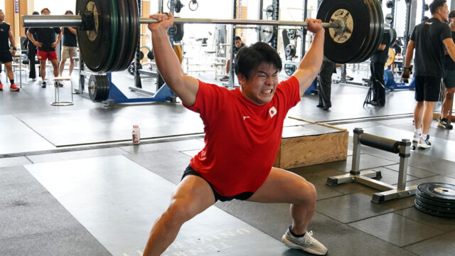 【ニュース】「代表の肉体」半端なし、ウエイトトレーニング公開／第2回全日本男子強化合宿
