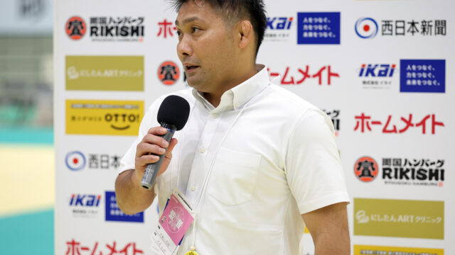 【談話】「全員が能力を最大限に発揮、いまは嬉しい気持ちで一杯」比叡山高・米富和郎監督／第98回金鷲旗高校柔道大会