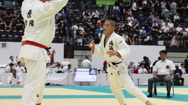 【レポート】古賀・杉野・藤中、軽量級王者らさすがの存在感発揮／第98回金鷲旗高校柔道大会男子③1回戦～準々決勝