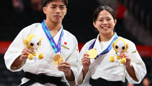 【速報】60kg級の近藤隼斗、48kg級・近藤美月が兄妹揃って金メダル獲得／第20回アジア競技大会柔道競技