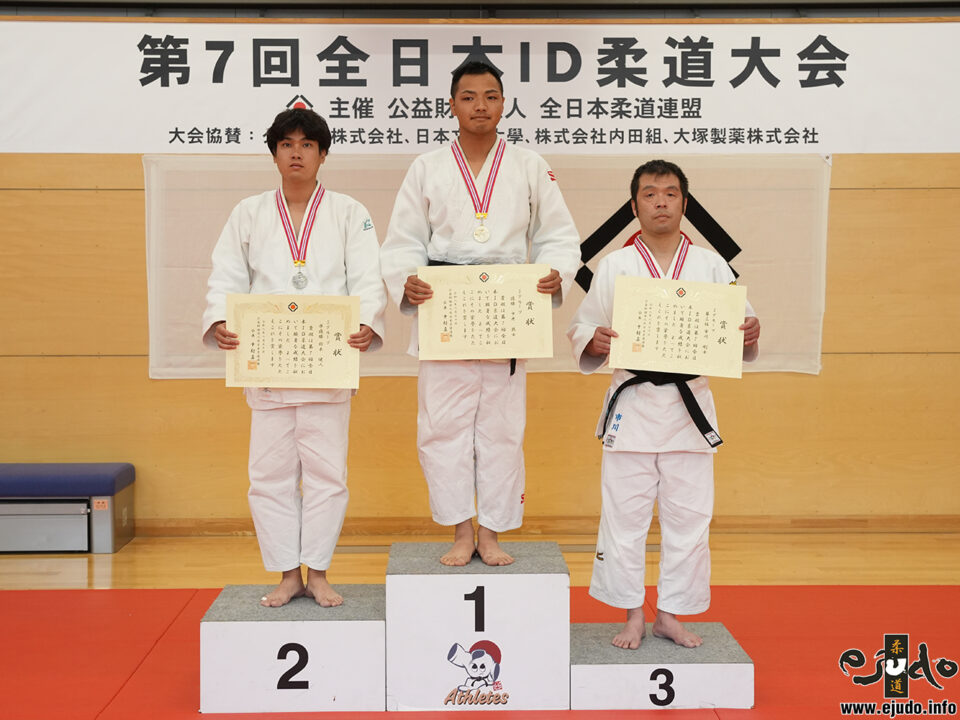 優　勝：中井敦士(誠道館島柔道クラブ)
準優勝：鈴木健人(協和道場)
第三位：市川剛士(やわら道場)
