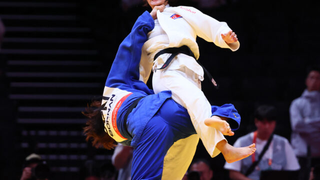 【速報レポート】谷岡成美、隙を見せずに優勝。前田凛はアクシデント乗り越え金メダル、57kg級はもと世界王者ホ・ミミが制す／第20回アジア競技大会柔道競技・第2日女子(57kg級、63kg級、70kg級)