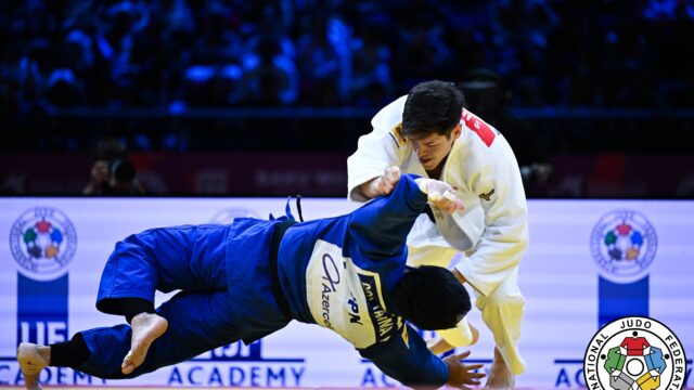 【ニュース・速報レポート】村尾三四郎が圧勝2連覇。ベカウリ、田嶋を「一本」で撫で斬り／バクー世界柔道選手権2026・第5日(男子90kg級)