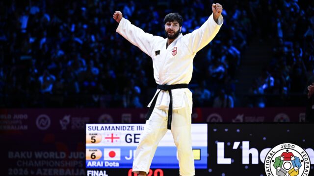 【ニュース】スラマニゼが初の王座、新井道大は惜しくも銀メダル／バクー世界柔道選手権2026・第6日(男子100kg級)